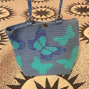 Butterfly Crochet Purse